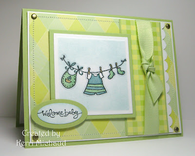 Cute Baby  Clothes on Resist This Darling Stamp Called Baby Boy Clothes Out To Dry I