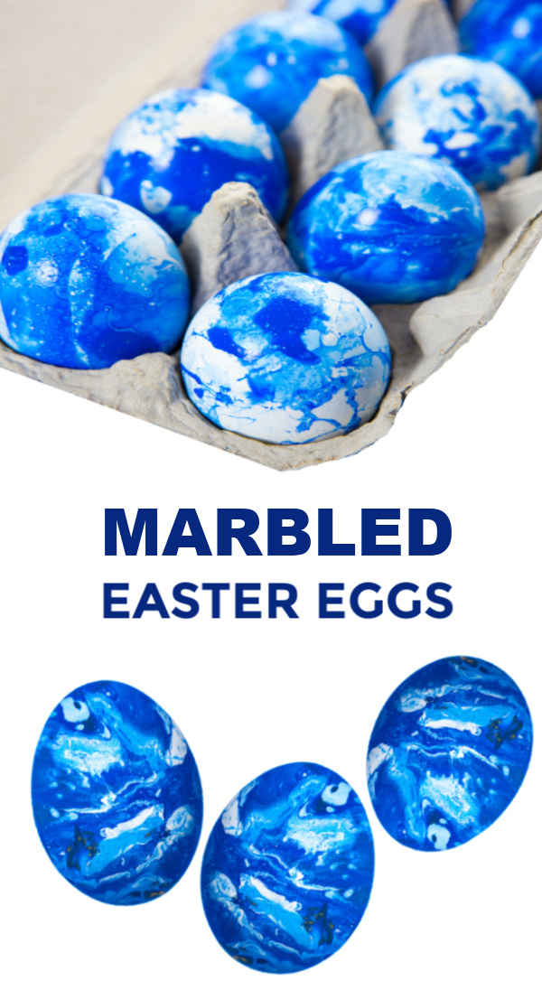 Decorate beautifully marbled Easter eggs using shaving cream and food dye!  This is one of my kids favorite ways to dye Easter eggs! #eastereggs #shavingcreameastereggcoloring #marbledeastereggs #marbledeggs #marbledeastereggsshavingcream #swirledeastereggs #shavingcreameggs #shavingcreameggdying #growingajeweledrose