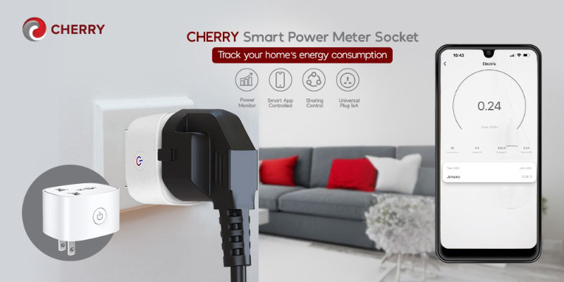 CHERRY Philippines announces Smart Power Meter Socket, priced at PHP 999!