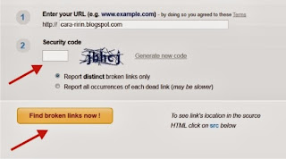 Cara Mengetahui Broken Link / Link Rusak Blog Anda