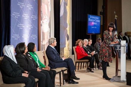 Michelle Obama, with John Kerry Honours Nigerian Woman, Josephine Odumakin