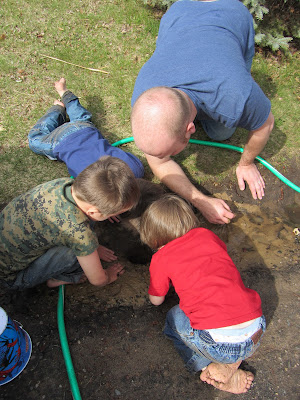 Investigating a sink hole