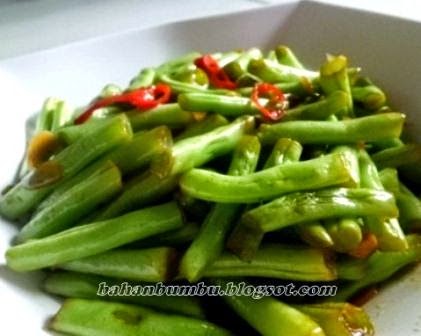 Resep Dan Cara Membuat Buncis Tumis Pedas