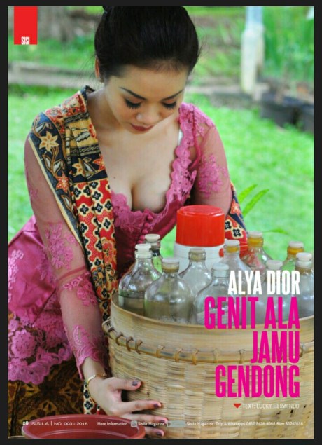 Alya Dior genit ala jamu gendong