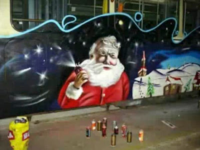 Christmas Graffiti Art 