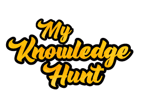 My Knowledge Hunt Typographic Logo