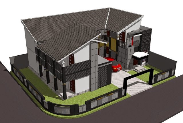Gambar Desain  Rumah  Plus  Warung  Desain  Rumah  Mesra