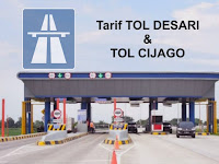 Tarif Tol, Tol Cijago (Cinere Jagorawi) dan Tol Desari (Depok-Antasari)