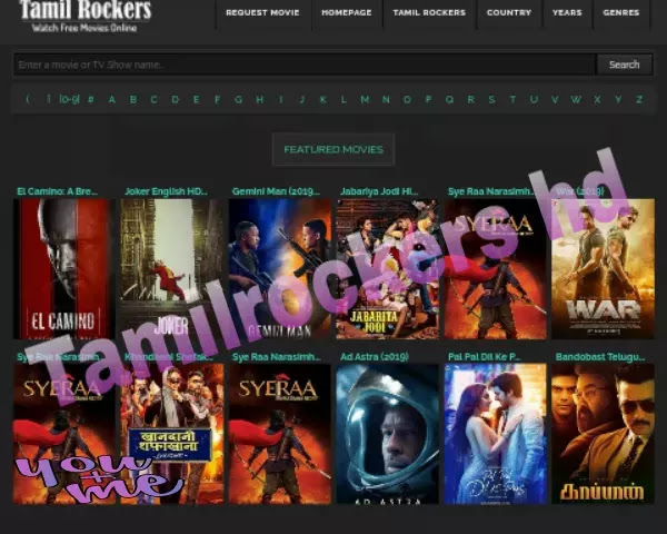 TamilRockers Others site(Tamilrockers New Link 2019)