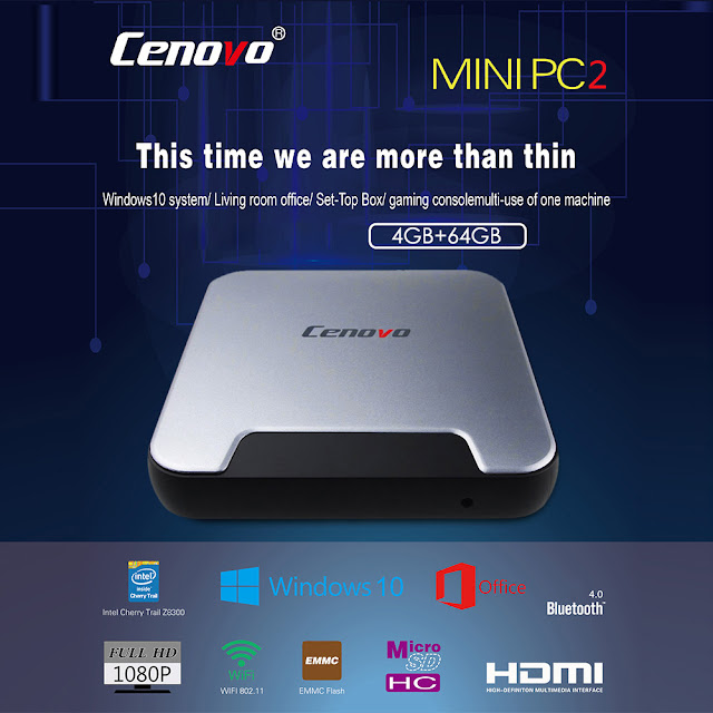 オーディオ用サブPCに使えそうなミニPC"Cenovo Mini PC 2"が112ドル