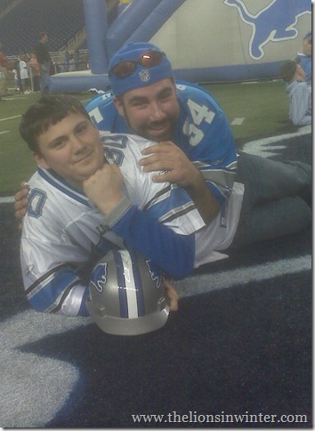 Cory and Chris at the draft