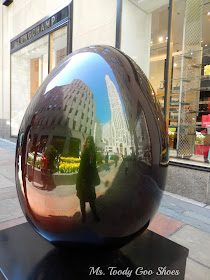 Faberge "Big Egg Hunt"  NYC --- Ms. Toody Goo Shoes