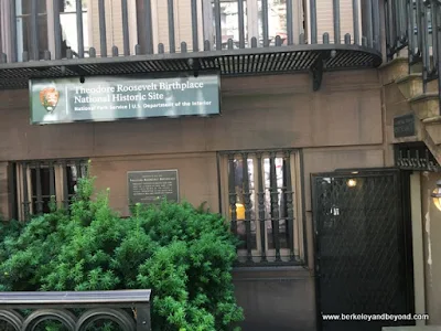 entrance to Theodore Roosevelt Birthplace in NYC