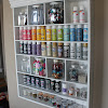 Craft Room Wall Storage - Ribbon and craft wall storage. I looked at many different ... - Here are some clever ways to repurpose items while organizing craft supplies.