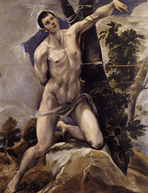 El Greco, El martirio de San Sebastián, 1577-78