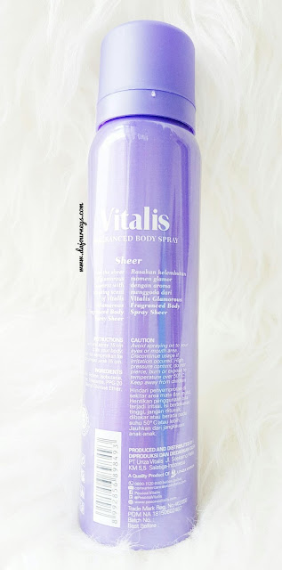 Vitalis Fragranced Body Spray Glamorous