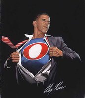 Obama as Superman