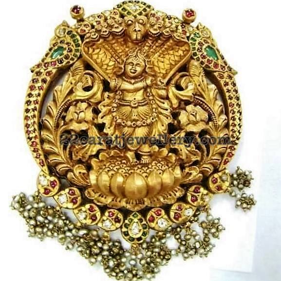 Antique Radha Krishna and Ganesh Pendants