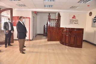 محافظ أسيوط يتفقد أعمال التطوير بمقر الفرع الرئيسي لمكتبة مصر العامة
