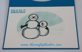 SU, Christmas card, Xmas, Shaker Card, Sponging, Masking, www.thecraftythinker.com.au