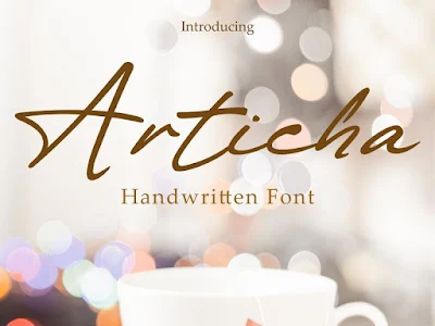 Font Latin Sambung Keren Free Download