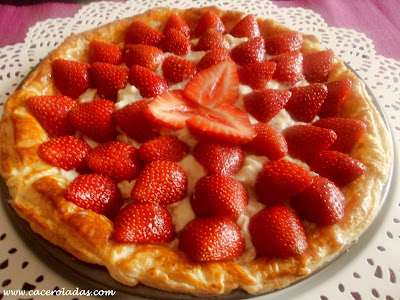 tarta de fresas