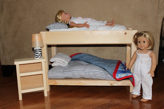 american doll bunk bed plans