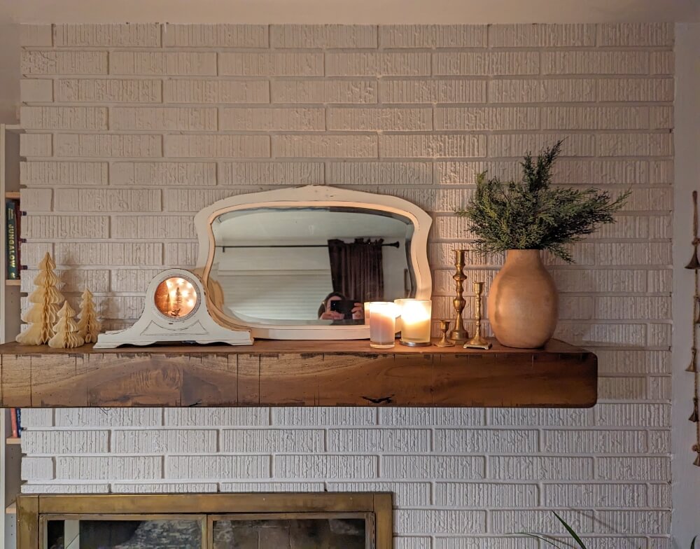 Cozy Winter Mantel Decor