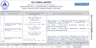 Executive Engineer Mechanical Electrical Civil Environmental Chemical Industrial Engineering Jobs