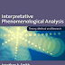 Interpretative Phenomenological Analysis Theory Method and Research PDF Download