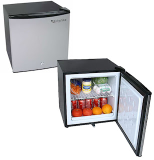 buy cheap edgestar Compact Freezer Refrigerator with Lock Stainless Steel 