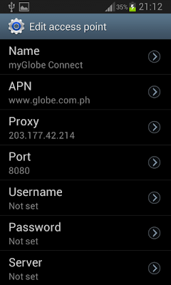 myGlobe Connect APN