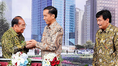 Bpk. Sukamdani dan Presiden Jokowi, Peresmian Sahid Center Sudirman