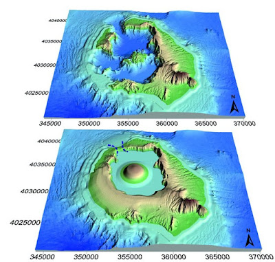 Νέα μελέτη «ζωντανεύει» την αρχαία ηφαιστειακή νήσο Καμένη