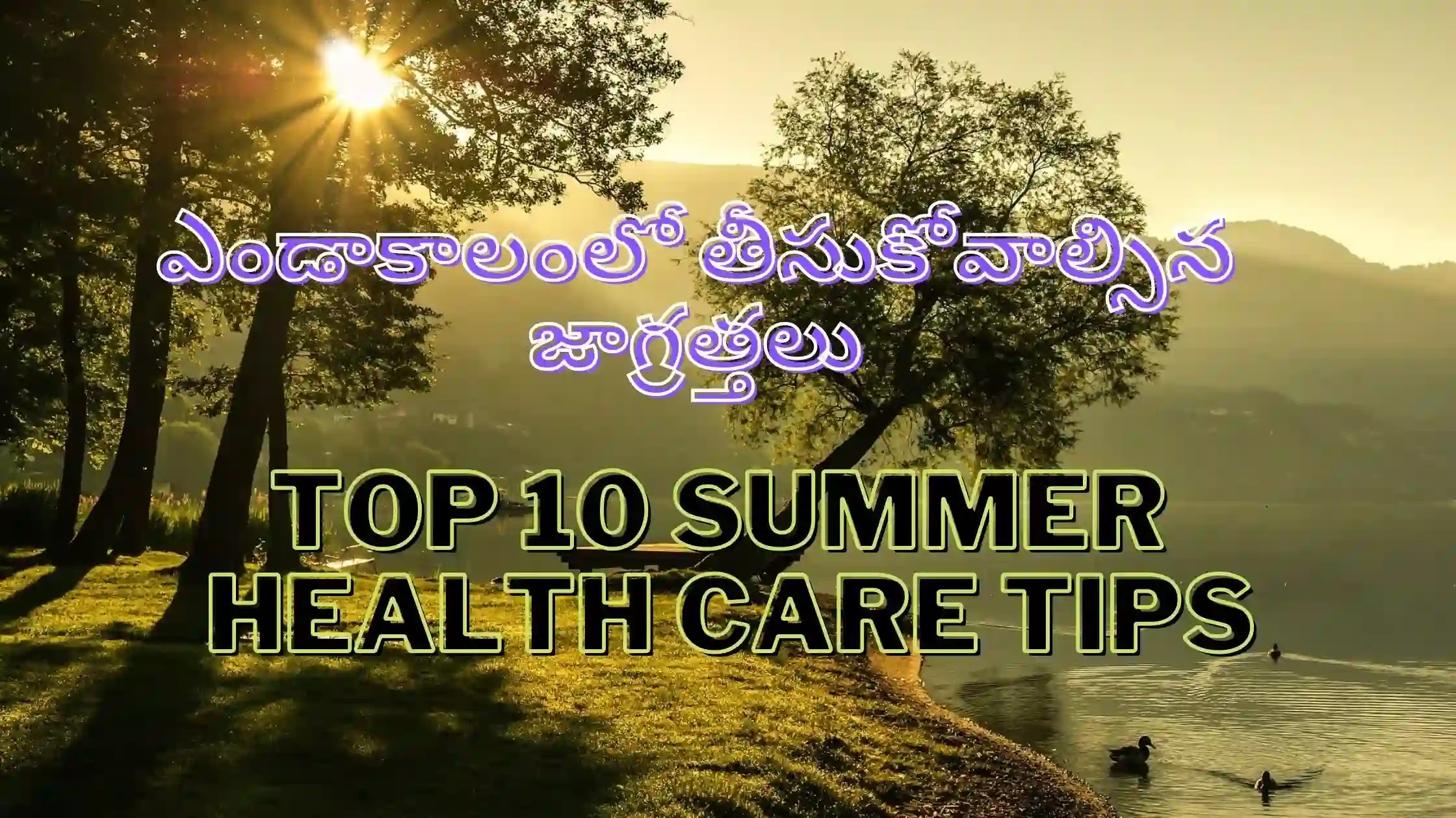 Top-Ten-Summer-Health-Care-Tips-health-tips-telugu