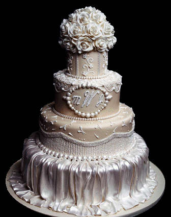 elegant gothic wedding cakes