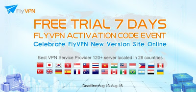 Comment obtenir FlyVPN 7 jours code d'activation gratuite 