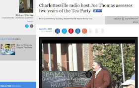 Radio host Joe Thomas Charlottesville Tea Party