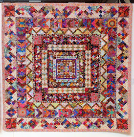 'V and A Postcard Quilt' by Jean Phillips and Andrew Whittle Kaffe Fassett Scrap