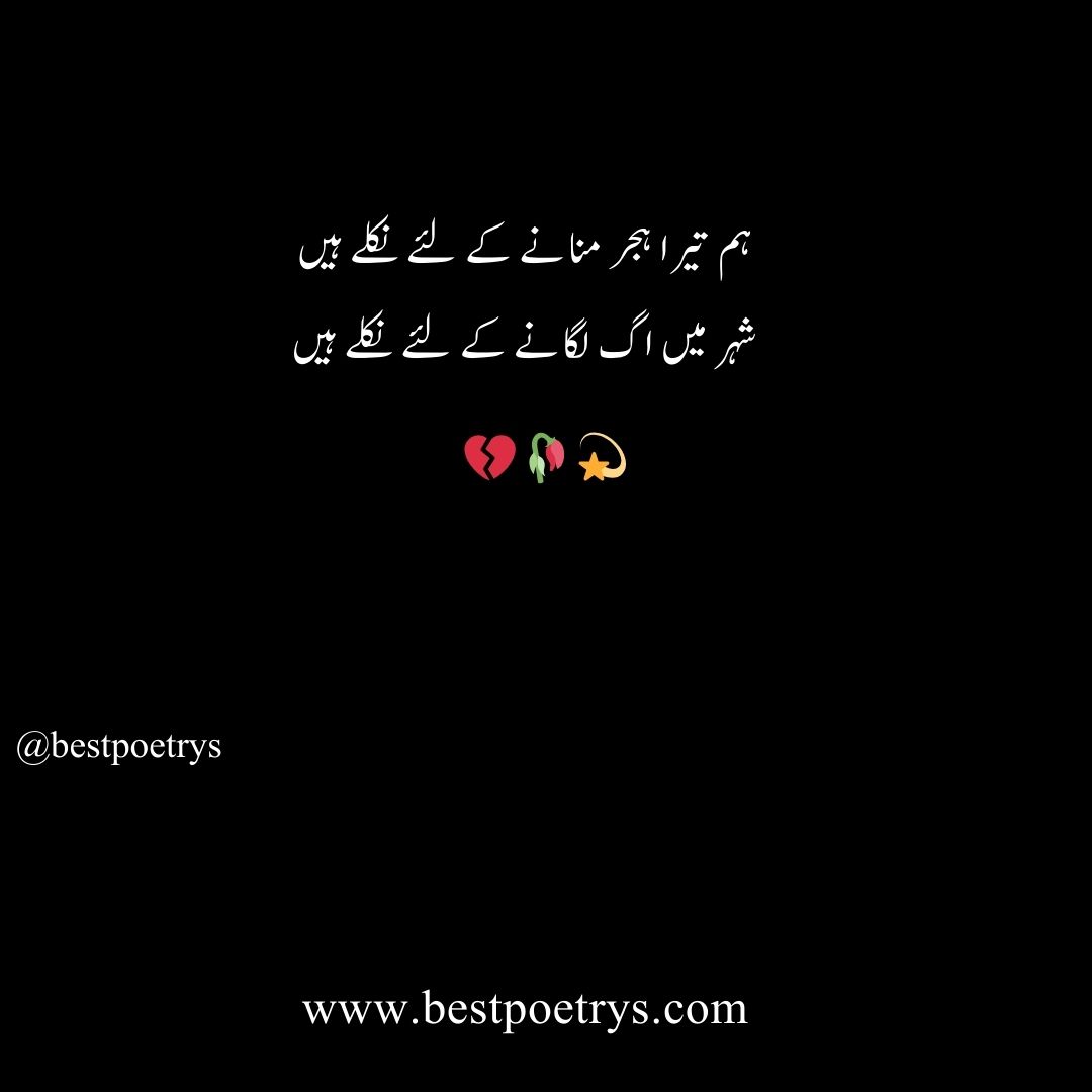 2 Lines Poetry in urdu