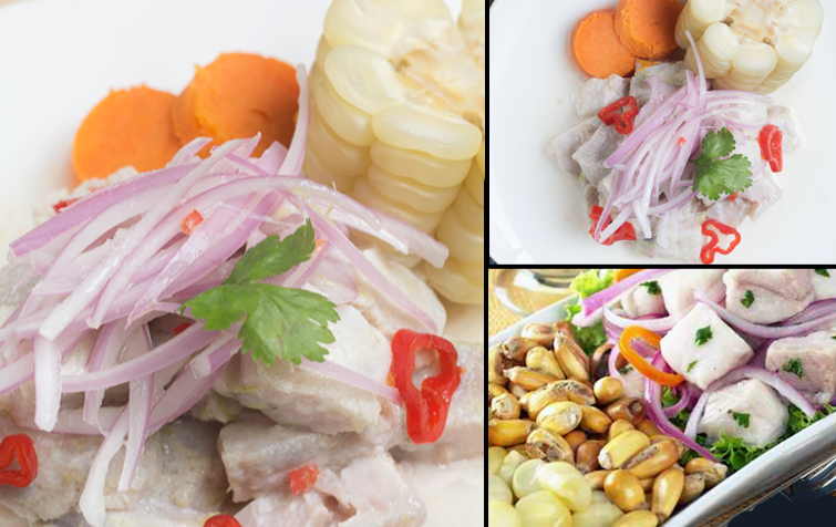 ceviche de perico peruano