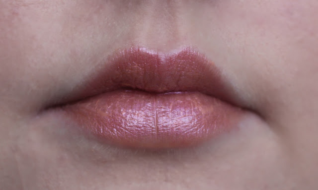 Photograph of the Alice Lipstick from the Urban Decay Alice Through the Looking Glass Collection on my lips