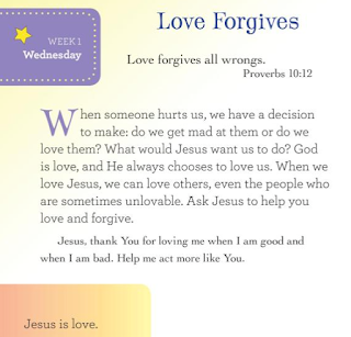 Page sample: My Daily Devotional for Kids