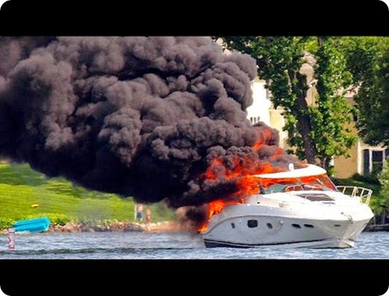 boat fire