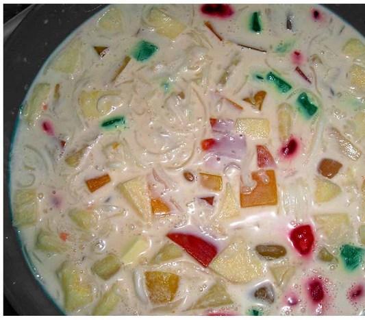 fruit salad recipe. I have here a fruit salad