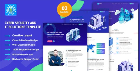 Best Cyber Security & Managed IT Services Template