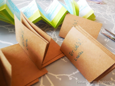 mail-art, Frühlingspost, Mini-Buch, Creadienstag-neuesvomschloss.blogspot.de
