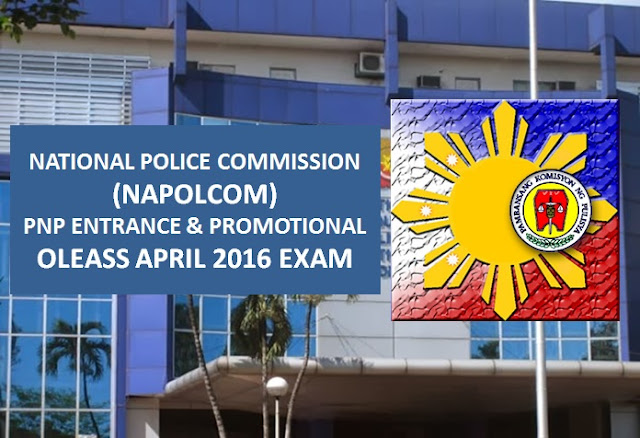 NAPOLCOM activates OLEASS April 2016 exam