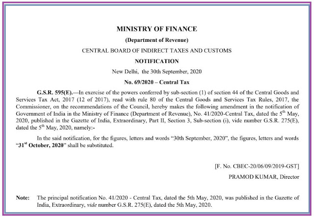 GSTR-9 due date for FY 2018-19