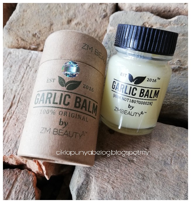 Garlic Balm by ZM BEAUTY, membantu mengurangkan masalah 
